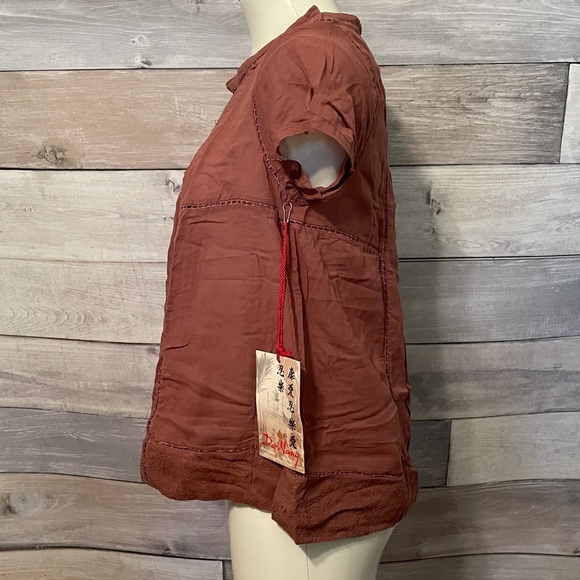 DA-NANG Kofie embroidered peasant blouse XS, NWT - Picture 3 of 9